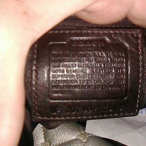 Coach purse used